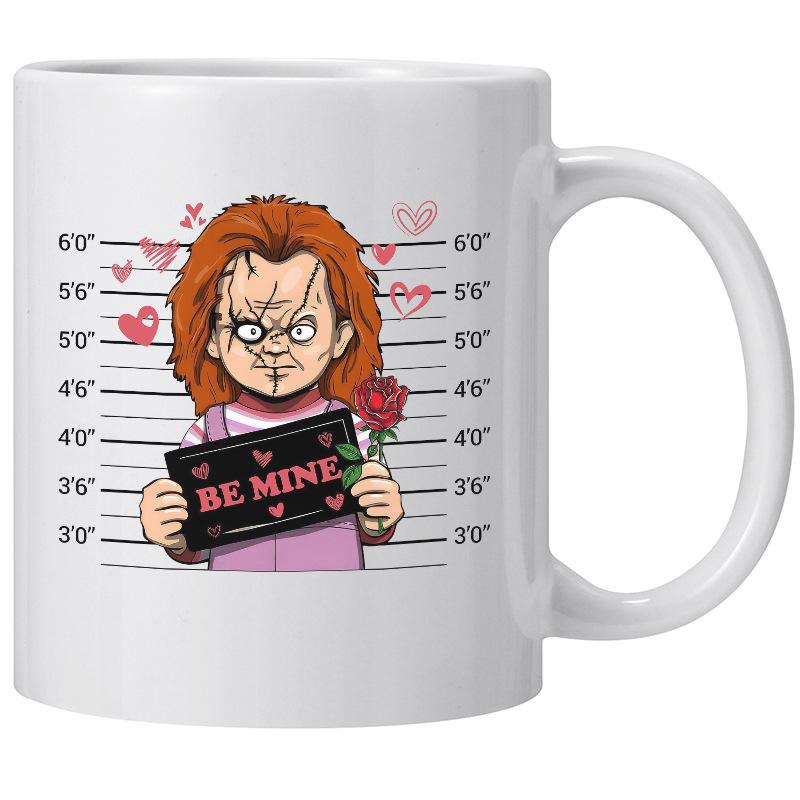 Valentine s Day Ceramic Coffee Mug Horror Mug 301-400ml