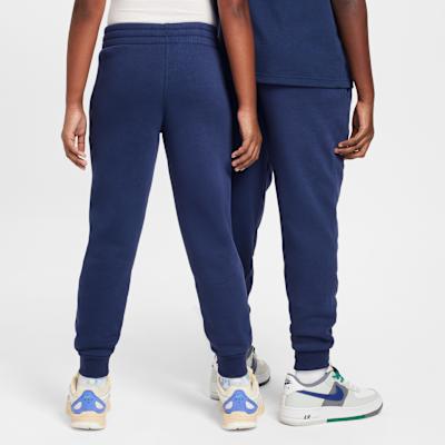 Kids' Nike Knitted Sweatpants Sportswear Club Midnight Marine Blue