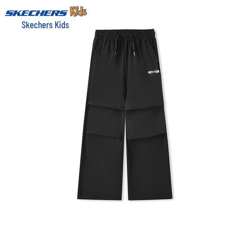 Skechers Kids' Unisex Wide-Leg Casual Woven Pants