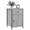 VidaXL Bedside Table Sonoma Grey 40x42x60 Cm Engineered Wood 825909