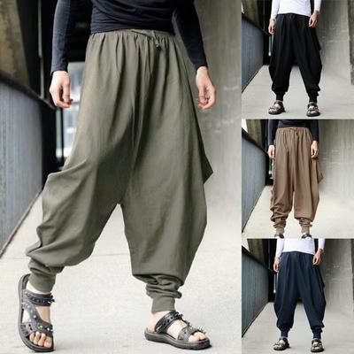 Pantaloni Harlem Pantaloni larghi da uomo dal design casual retrò originale. Pantaloni larghi Harlem