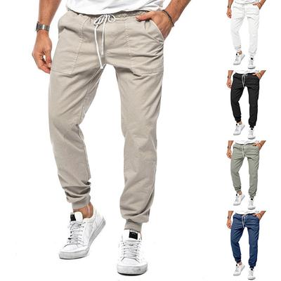 Men's Drawstring Casual Drawstring Pants Fashion Work Pants