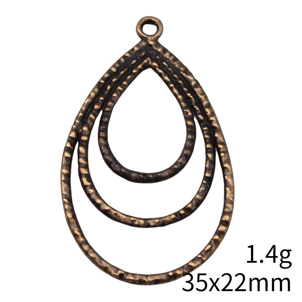 Mother's Day Charms For Bags Wave Water Drop Swirl Charms Pendant Audience Bag Pendant