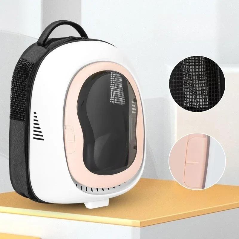 Portable Travel Pet Carrier Backpack Transparent Capsule Cat Bag Breathable For Small Animal Puppy Kitty Bird Pet Daily Supplies