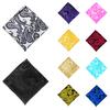Men's Pocket Square Handkerchief Paisley Wedding Party Decorative Suit Hanky