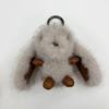 High-End Plush Rabbit Keychain & Backpack Accessory