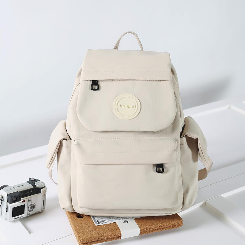 Women's Travel Outdoor Nylon Backpack Student Book Nylon Lightweight Small Backpack