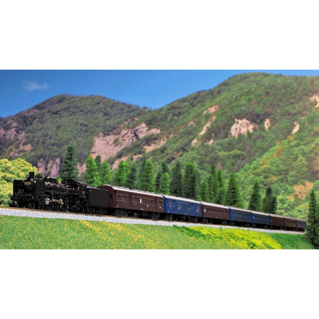 KATO N Gauge Vintage Passenger Car 4-Car Set Brown 10-034 Model Train Coach - Railway Hobby Collectible