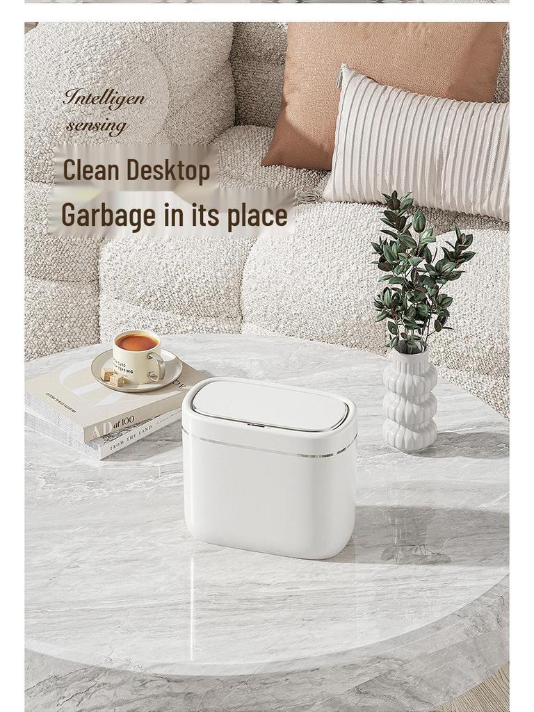 2025 Smart Sensor Trash Can for Home – Automatic Induction Bin for Bathroom & Living Room