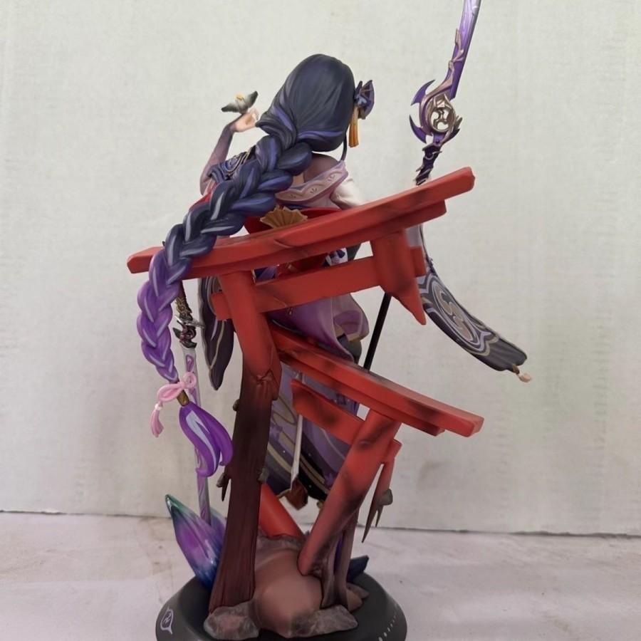 Figurka Raiden Shogun Baal Genshin Impact Musou no Hitotachi GK Wysokiej Jakości Anime Piękno Kolekcjonerska Zabawka 35cm