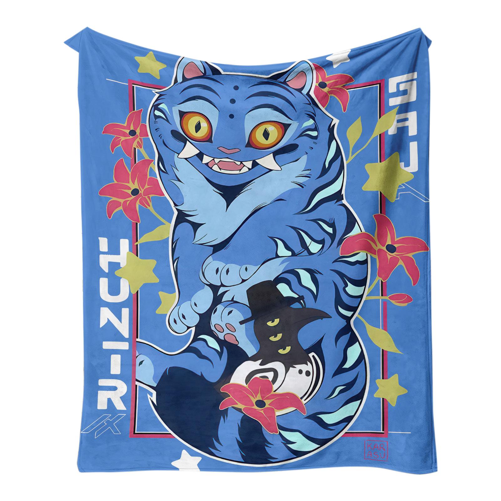

150*130cm Anime Peripheral Printed Warm Blanket One Size