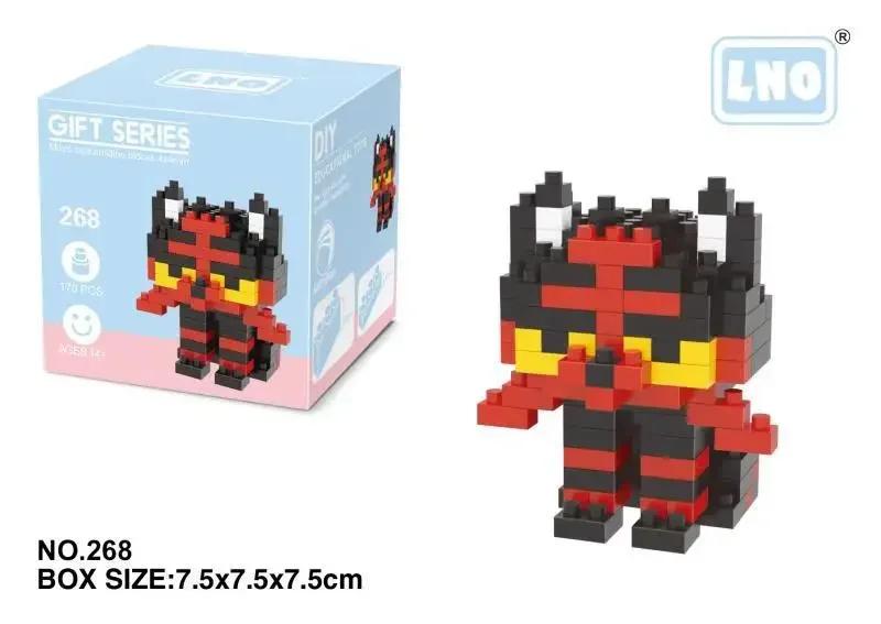 Non-Toxic Pokemon Small Blocks Nanoblock Charizard Kyogre Groudon Rayquaza Model Education Graphics Toys For Kids Birthday Gift Toys