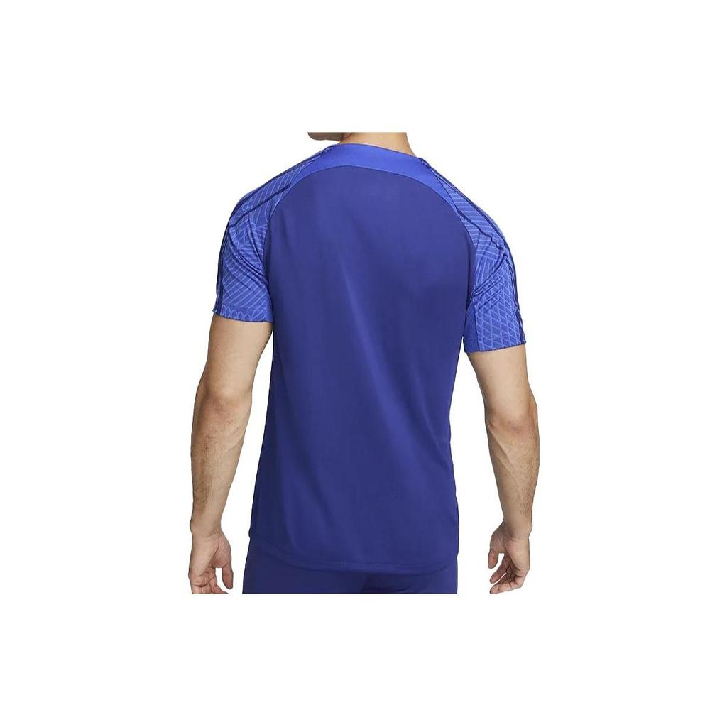 Nike T Shirts Men's Blue Crew Neck Moderate DH6446-455