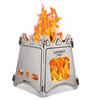 Compact Folding Wood Stove for Outdoor Camping Cooking Picnic