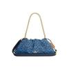 COACH Faye Iconic Denim Large Shoulder Crossbody Bag
