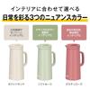 Thermos Stainless Steel Pot 1L White Sand Dishwasher Safe Insulated Pot Tabletop Pot Keeps Food Hot or Cold Wide Mouth Design WHSD TTH-1000