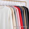 Unisex 420G Extra Thick Hua Cotton Silver Fox Fleece Crew Neck Sweatshirt - Warm Base Layer Top for Autumn and Winter