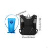 Backpack Chest Pack Adjustable Buckle Comfortable Polyester Daypack for Cycling Mountaineering Trail