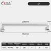 Oukali High Quality Modern Furniture Cabinet Handle Kitchen Bathroom Brushed Brass 5 Inch Matt Black Drawer Pull Handles