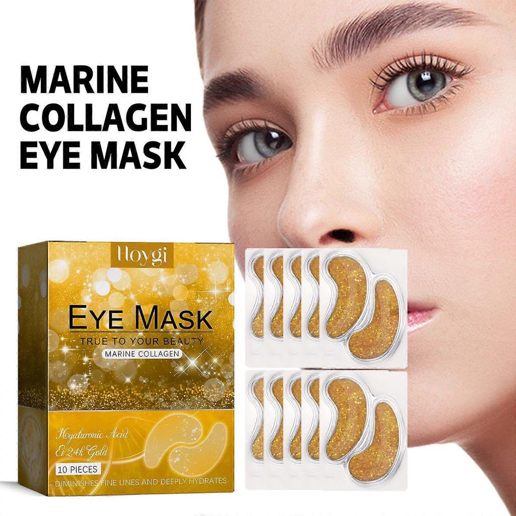 Hoygi 24K Gel Eye Patch - Reduces Fine Lines, Eye Bags, Dark Circles, Firms The Eye Area, Anti-Wrinkle, Moisturizing Eye Mask