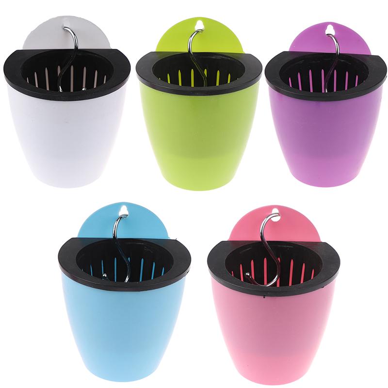 Gardening Flower Pots Creative Wall Lazy Flower Pots Plastic Flower Plate
