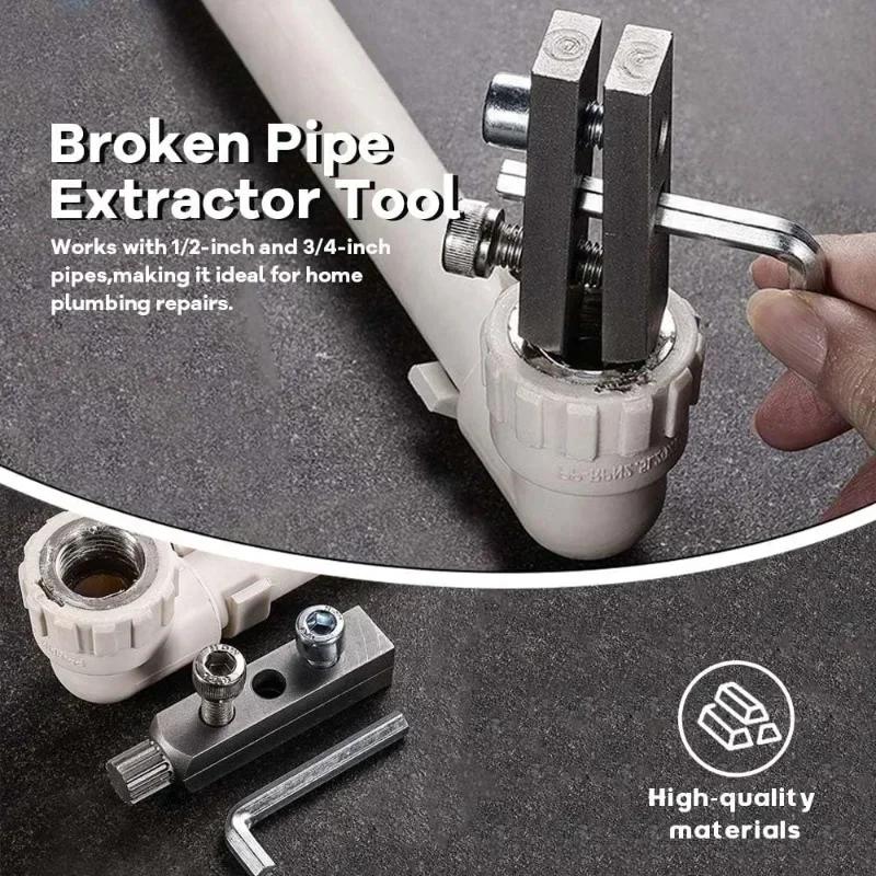 For 4/6 Points Bolt Extractor Plumbing Tool Broken Wire Extractor Threading Tools Tap Screw Remover Water-tap Angle Valve Repair