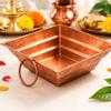 Tanirika Copper Hawan Kund Yagna Agnihotra Agni Kund 18" X 18"// 1 Piece//Excellent Export Quality
