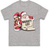 Santa Naughty List Funny Christmas T Shirt Xmas Adults Humorous Tee Shirt Gift