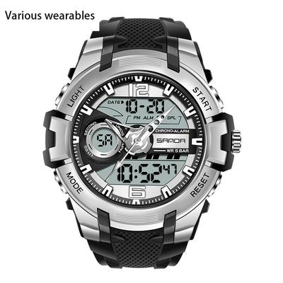 Men's Electronic Watch Student Men's Watch Youth Casual Waterproof Luminous Sports Men's Trendy