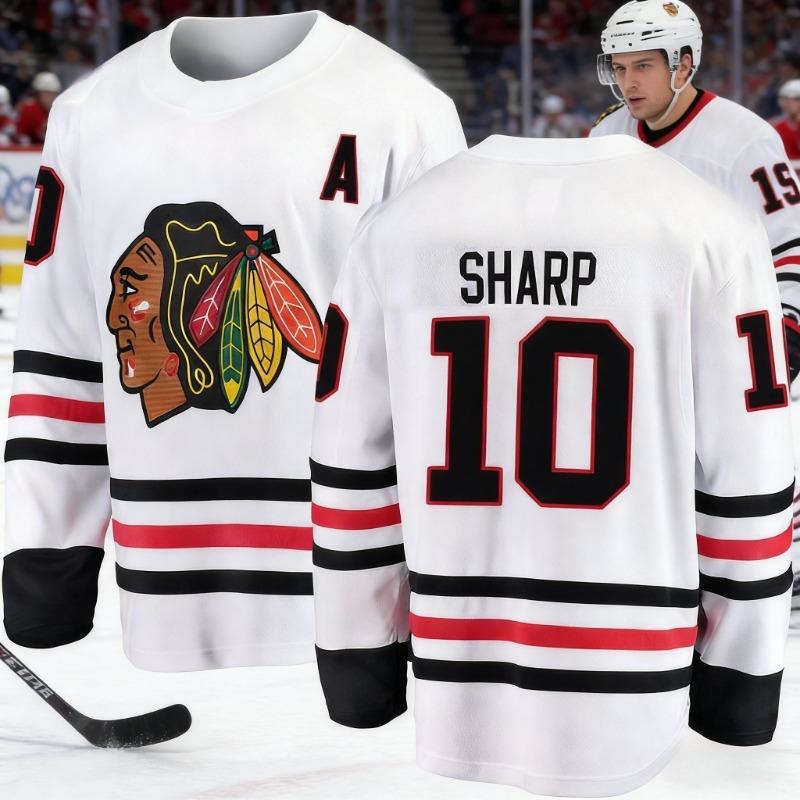 2026 Chicago Best-selling Men's Ice Hockey Sportswear White Breakthrough Edition Long Sleeve Breathable Shirt Kids