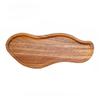 Heat Resistant Japanese Acacia Wood Tray, Creative Peanut Shaped Wooden Plate, Decorative Serving Platter for Home Use