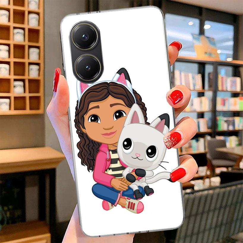 Cartoon Gabbys Dollhouse Phone Case For Xiaomi Poco F7 Ultra X7 X6 X5 Pro M7 Redmi 15C 15 13C 13 12C 12 10C 10 9A 9C 9T 9 Shell