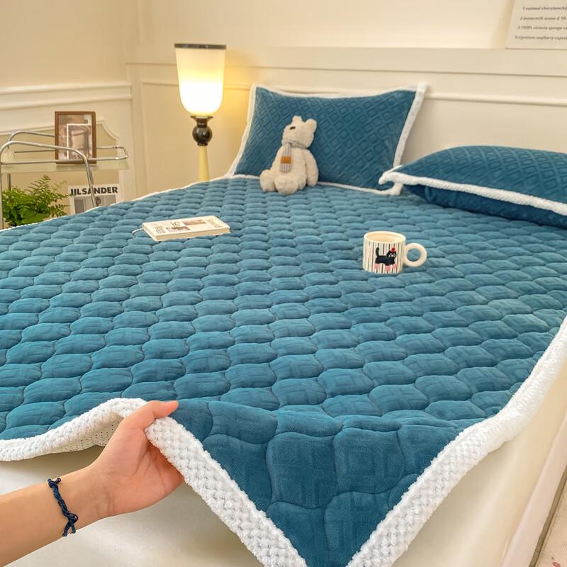 LISM Milk Velvet Winter Warm Mattress Pad