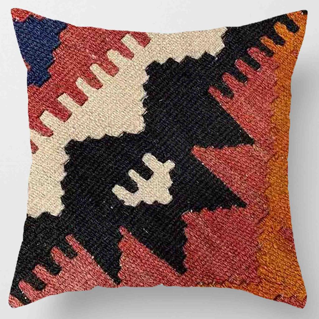 Bohemian Pillowcase Home Decor Polyester Comfortable Seat Cushion Geometric Cushion Family 45* 45cm Pillowcase