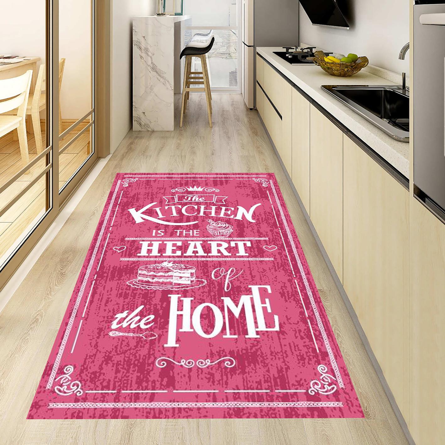 

MD-LİFE HOME Моющийся кухонный ковер на нескользящей основе с цифровой печатью