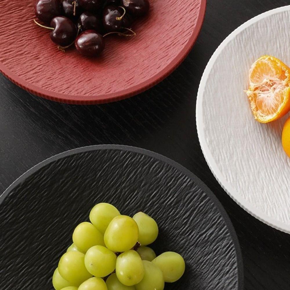 Draining High-legged Fruit Plate Large Capacity Candy Plates Dried Fruit Plate  for Kitchen