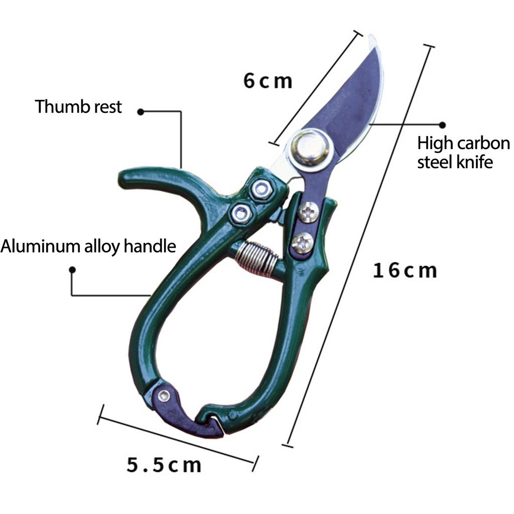 Gardening Secateurs Cutting Pruner Garden Hand Pruners Fruit Tree Pruning Shears Grape Fruit Picking Weeds Pruner Gardening Tool