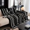 Black Letter Chenille Sofa Cover Anti Cat Scratch Sofa Cover Furniture Protector Bedroom Office Living Room Home Decor SofaCover