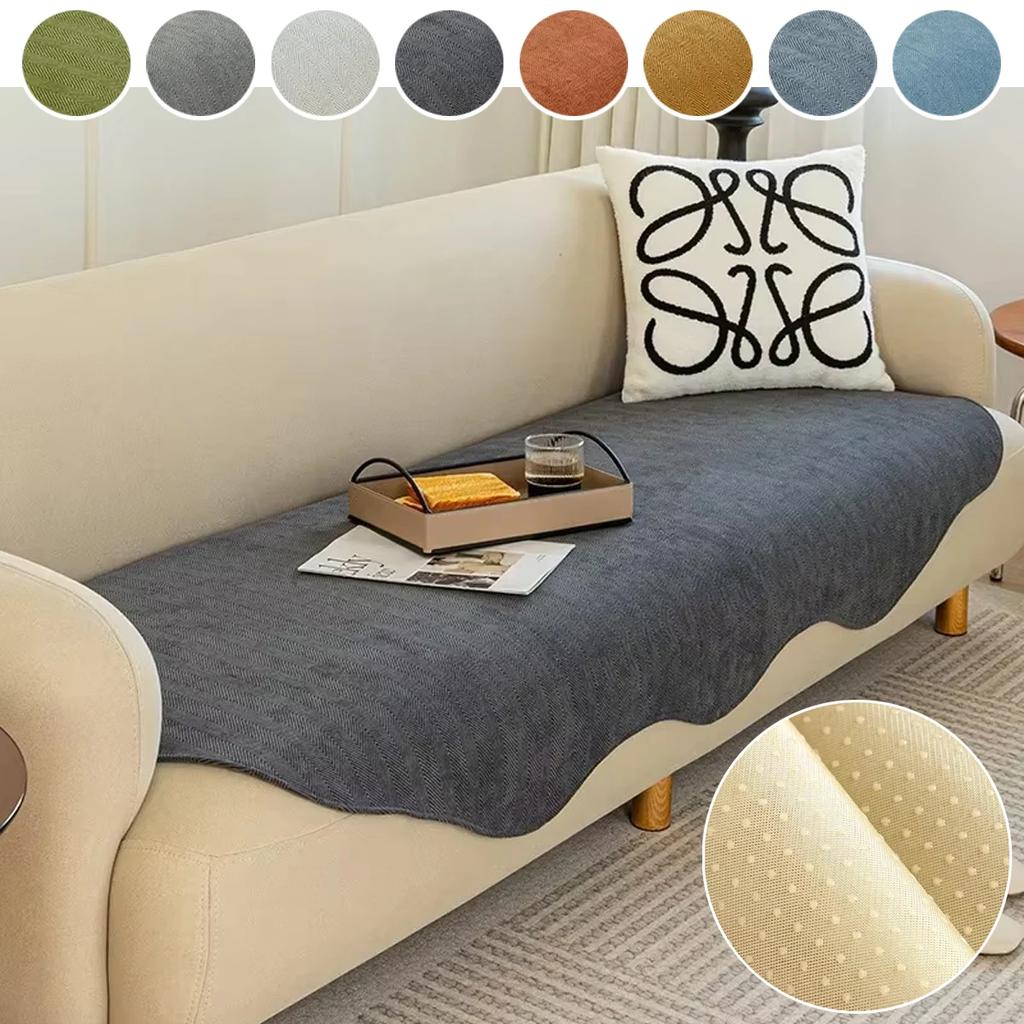 Chenille Special-shaped Sofa Cover for Living Room Modern Sofa Cushion Mat Couch Protector Covers Thick Chair Towel Home Decor