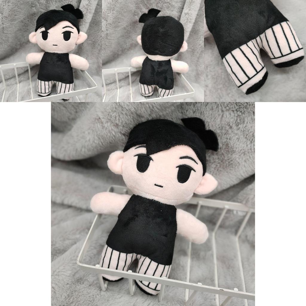 Omori Sunny Spiel Plüschtier - Perfekt reproduzierte Horror-Thema Brünette Schurkenpuppe für Heimdekorationen und Geschenke