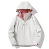 Unisex Spring/Autumn Windproof Waterproof Softshell Jacket with Detachable Hood
