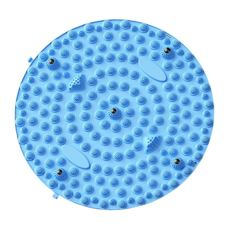 Foot Massage Relaxation Mat Muscle Relaxation Massager Feet Relaxing Mat Round Exercise Pad Pilates Yoga Accessories