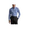Polo Ralph Lauren Logo Embroidered Plaid Button-Down Long Sleeve Shirt Men Shirts Blue 71095177-401