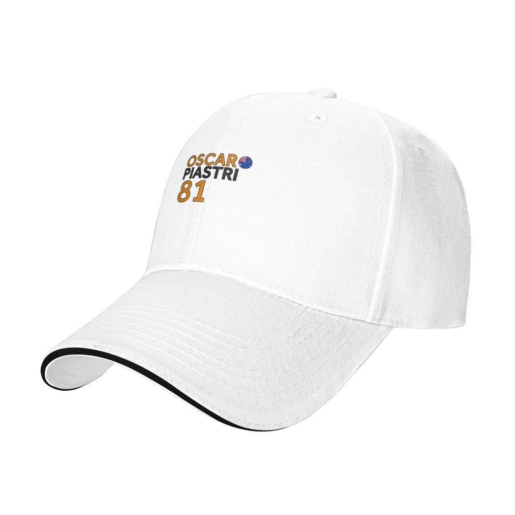 Fashion Oscar Piastri Curved Brim Baseball Cap Easy To Clean Sun Visor Hat