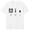 Eat Code Sleep Grafik T-Shirt Informatik Python Programmierer Evolution Cloud Programmierung T-Shirt Lässige Herrenbekleidung
