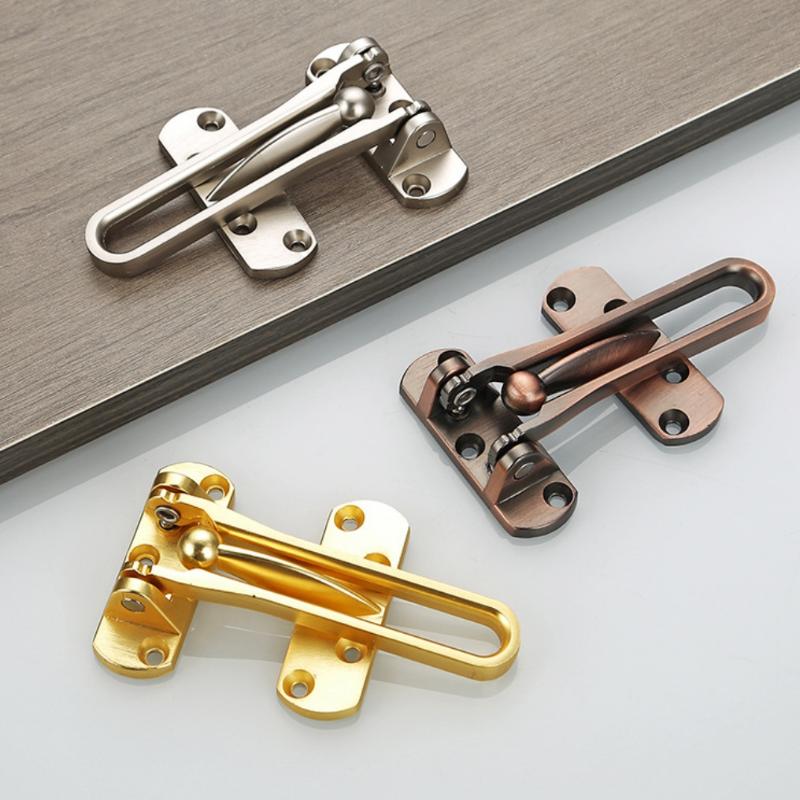 1Pcs Anti-Theft Buckle Door Buckle Door Bolt Door Lock Buckle Hasp Door Anti-Lock Buckle Household Thickening Mute Anti-Rust