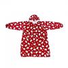 Childrens/Kids Lovehearts Fleece Blanket Hoodie