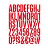 500 Pcs Letter Stickers 2 Inch Self Adhesive PVC Stickers Waterproof Alphabet Decals Mailbox Numbers Labels for Water Bottle