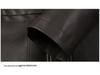 Men's Mid-Length Fleece-Lined Leather Jacket with Turn-Down Collar, Plus Size, Casual Coat
