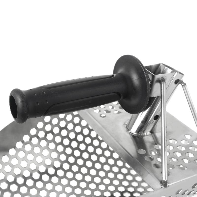 Plaj Kum Kepçesi Kürek Metal Dedektörü Kum Kepçeleri Hazine Tespit Metal Dedektörü Avcılık Paslanmaz Çelik Alet Altıgen